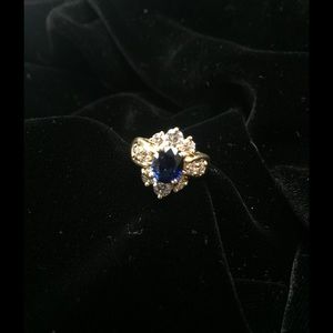 Diamond Sapphire Ring