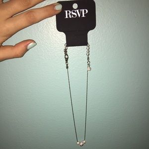 Necklace with small Crystal balls