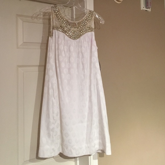 Maeve Dresses & Skirts - Anthropologie white 'babydoll' style dress