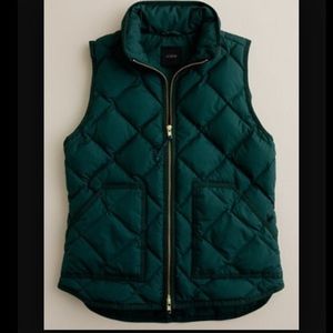 RARE J. Crew Excursion Vest in Jade Green