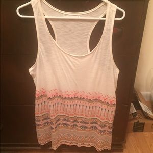 SOLD Maurice's tribal print tank