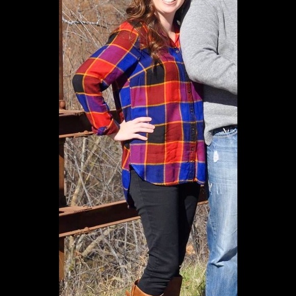 Lucky Brand Flannel Top