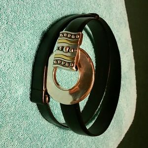 Chico's Black Adjustable Belt