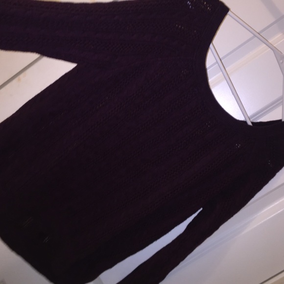 Burgundy sweater