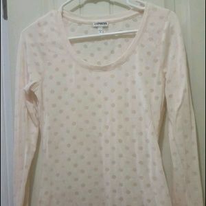 Express longsleeve Sheer t-shirt