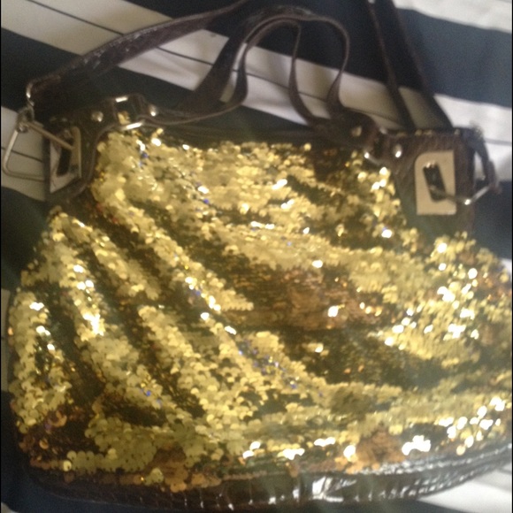 Two toned sequence purse - Picture 2 of 4