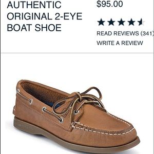 Perfect Condition Original 2-eyed Sperrys