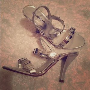 Silver heels