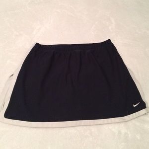 Navy blue Nike athletic skirt