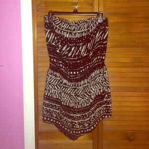 Black & white romper