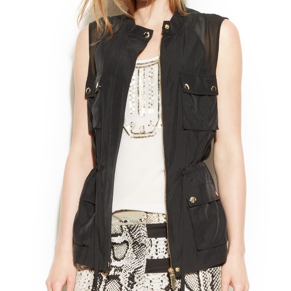 Vince Camuto
Black Meshpanel Utility Vest