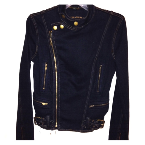 Ralph Lauren Denim moto jacket