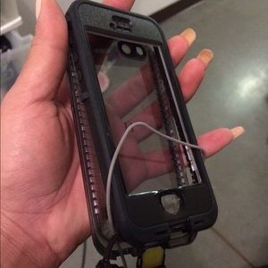 Black Lifeproof Case for iPhone 5s