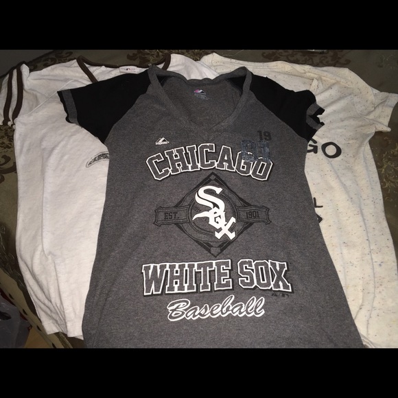 3 Chicago White sox shirts excellent condition.
