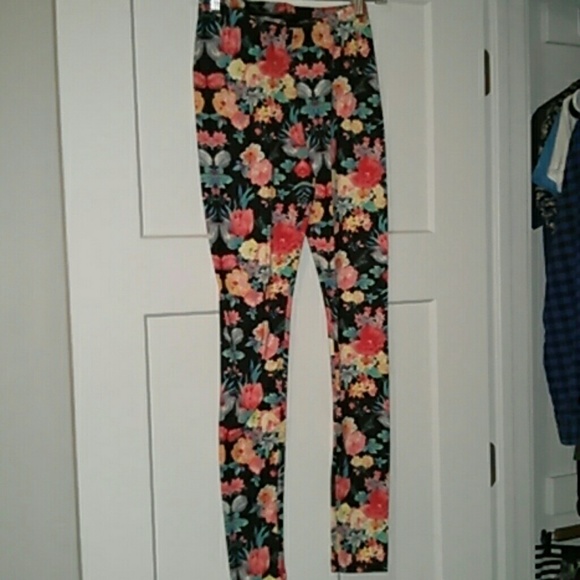 Floral print leggings