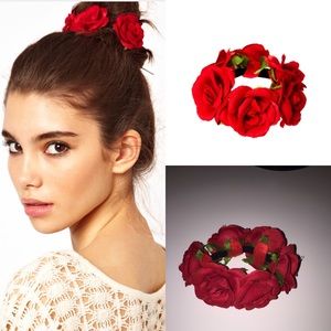ASOS flower bun holder