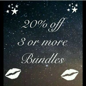 20% off 3 or more
