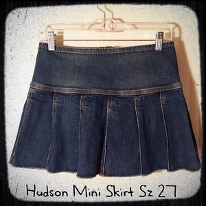 Hudson Size 27 Mini Skirt
