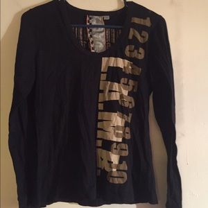 L.A.M.B. LONG SLEEVE BAR CODE TEE