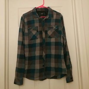 Oneill mens medium flannel