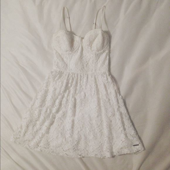 A&F White Lace Dress