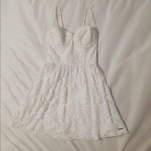 A&F White Lace Dress