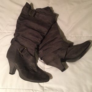 Gray Boots