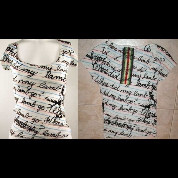 LAMB PENMANSHIP SHORT SLEEVE TEE