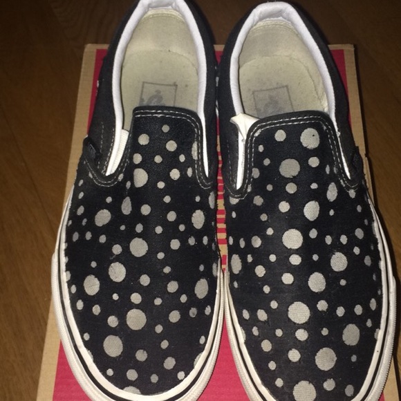 Vans black and grey
