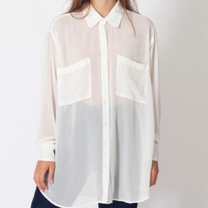 🚫SOLD🚫 Chiffon Button-Up