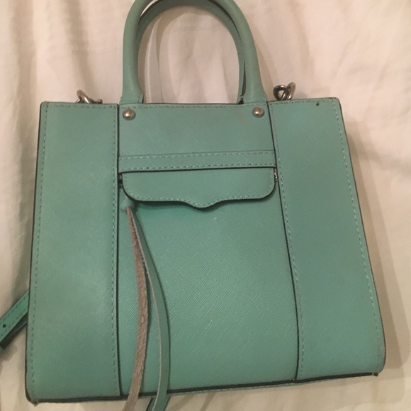 Rebecca mink off tote in winter mint