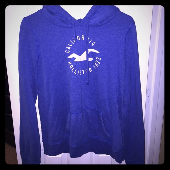 Blue hollister hoodie
