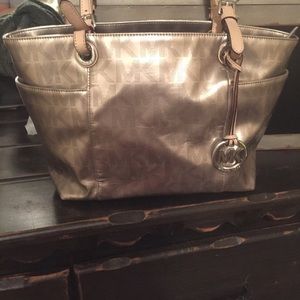 Michael Kors Silver Metallic handbag