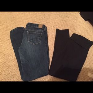 Aerie leggings and American eagle jeans sale😘🎉