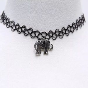 Tattoo Choker - Elephant NWOT