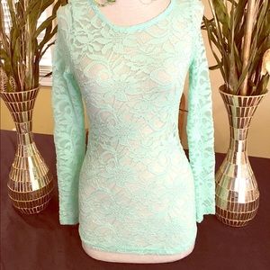 [ 🆕 ] Lace teal shirt