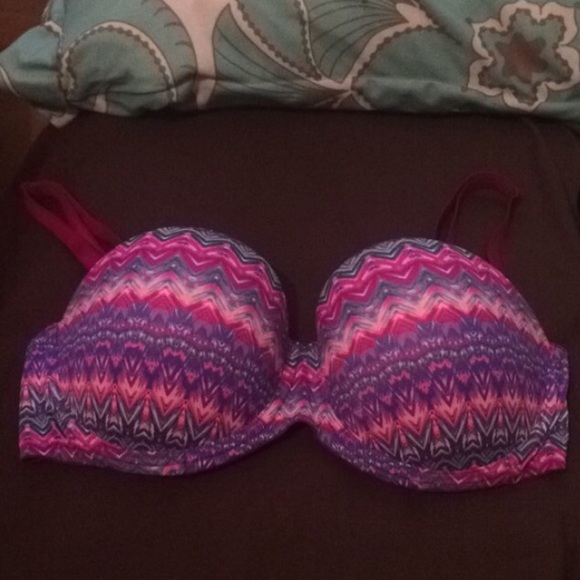 Vs pink strapless bra