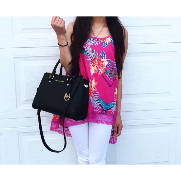 Cute halter top like floral shirt