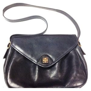 GIVENCHY PARIS dark blue shoulder BAG
