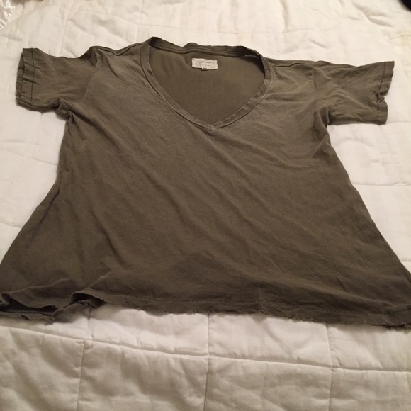 Current Elliot V Neck distressed