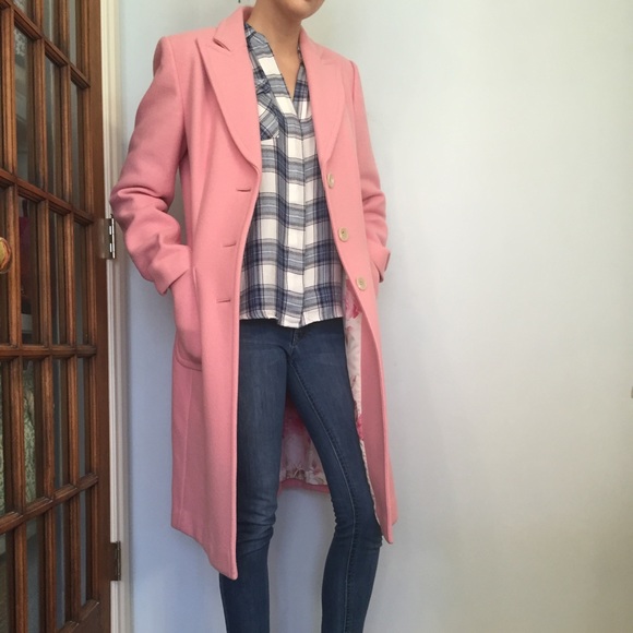 Banana Republic Light Pink Overcoat
