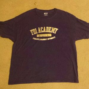 FBI academy Quantico shirt.