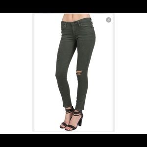 AG Adriano Goldschmied - green legging ankle