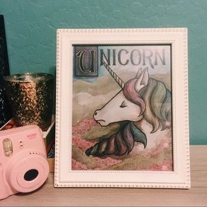 Unicorn framed art!!