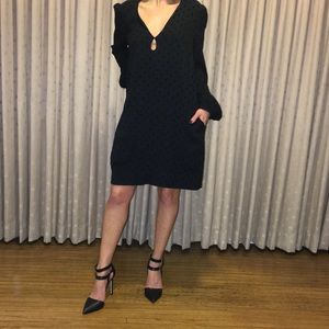 Zimmermann Flocked Dot Dress