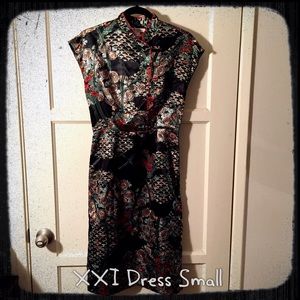 Forever 21 (XXI) Cheongsam Dress - Size Small