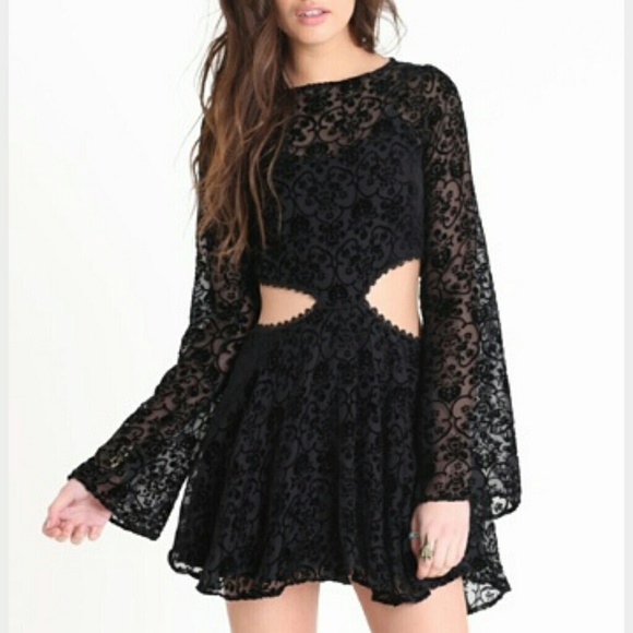 For love and lemons velvet dress