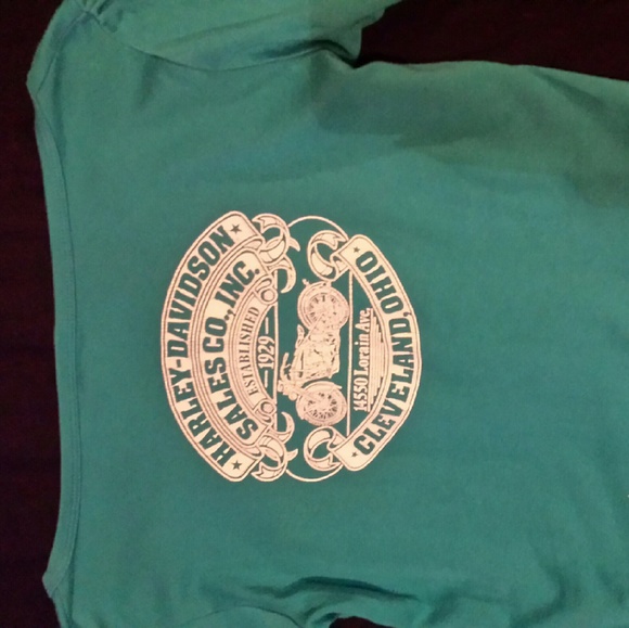 Harley Davidson 3/4 sleeved  top - Picture 3 of 3