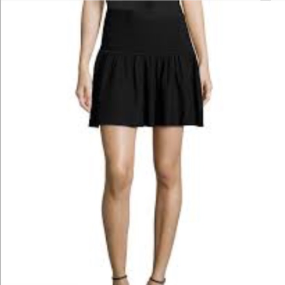 NWT BCBG MAXAZRIA Skirt 2015 Fitted Flare Black S