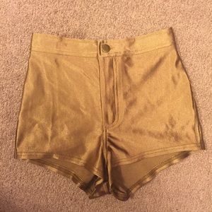 Caramel American Apparel Disco Shorts